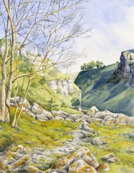 Image of Lathkill Dale painting