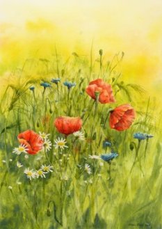 Image of Wild Flowers painting